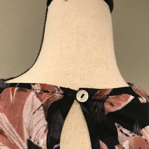 Bohemian style a line Long sleeve floral dress - Picture 8 of 12